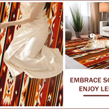 Bold Geometric Vintage Motif(Brown)