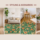 Minimalist Bright Patterned Arrangement(Green)