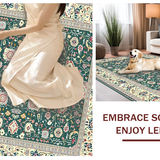 Chic Ivory Floral Motif(Green)