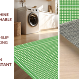 Rustic Checkerboard Visual Appeal(Green)