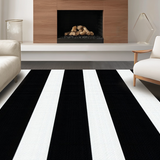 Modern Classic Symmetrical Stripes(Black)