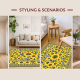 Lively Yellow Floral Texture(Yellow)