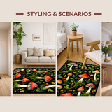 Contemporary Dark Floral Aesthetics(Black)