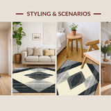 Modern Diamond Lattice Style(Beige)