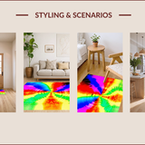 Colorful Tie Dyed Playroom(Red)