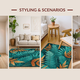Artistic Irregular Shape Floral Elements(Green)