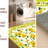 Classic Curved Floral Aesthetic(Yellow)