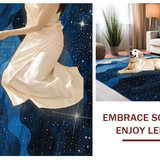 Lively Astronomical Patterned Accent(Blue)