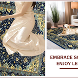 Artful Blue Tiled Elegance(Blue)