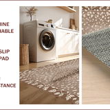 Antelope Print Beige Kitchen Runner(Beige)