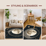 Whimsical Gray and Brown Geometry(Black)