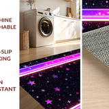 Playful Iridescent Star Motif(Black)
