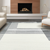 Modern Earth Tones Round Composition(Gray)