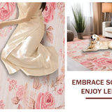 Sleek Contemporary Shag Texture Theme(Pink)