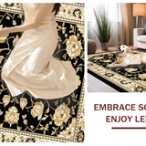 Luxe Gold Floral Aesthetic(Black)