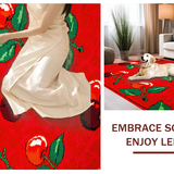 Bright Whimsical Petal Shapes(Red)