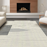 Stylish Abstract Black and Ivory Composition(Gray)