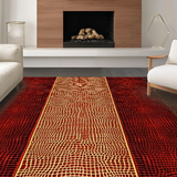 Luxurious Colorful Medallion Design(Red)