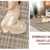 Sophisticated Vintage Checkered Appeal(Brown)