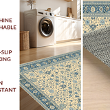 Artful Rustic Blue Tones Design(Beige)
