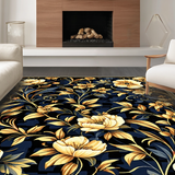 Transitional Gold Floral Arrangement(Black)