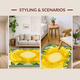Trendy Colorful Contemporary Geometry(Yellow)
