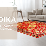Chic Modern Floral Aesthetic(Red)