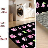 Lively Flannel Pet Print Design(Pink)
