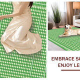Rustic Checkerboard Visual Appeal(Green)