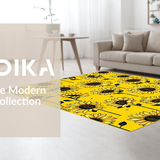 Rustic Floral Medley Circular Theme(Yellow)