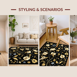 Rustic Floral Charm with Contrast(Gold)