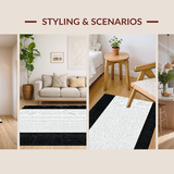 Minimalist Black and White Contrast(Black)