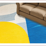 Modern Abstract Non Slip(Blue)