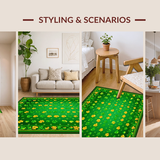 Charming Clover Floral Aesthetic(Green)
