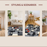 Chic Abstract Linear Arrangement(Gray)