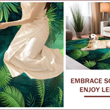 Tropical Floral Textured Elegance(Green)