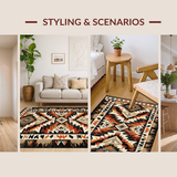 Stylish Geometric Rustic Charm(Beige)