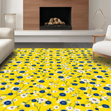 Cheerful Sunflower Shaggy Accent(Yellow)