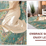 Vintage Distressed Earthy Hues(Blue)