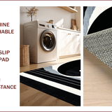 Contemporary Yin Yang Motif Accent(Black)