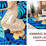 Coastal Inspired Leafy Design(Blue)