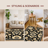 Contemporary Vintage Blossom Style(Black)