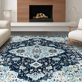 Contemporary Diamond Patterned Arrangement(Blue)