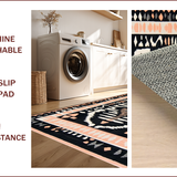 Sophisticated Charcoal Animal Motif(Black)