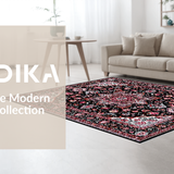 Modern Abstract Botanical Print(Black)