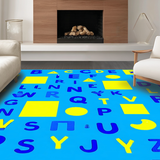 Bright Multihued Educational Symbol Scheme(Yellow)