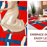 Retro American Flag Motif(Red)