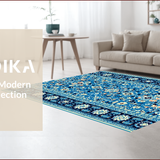 Machine Retro with Rubber Backing(Blue)