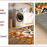 Cozy Camel Ethnic Print(Orange)