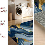 Luxurious Textured Wave Design(Blue)